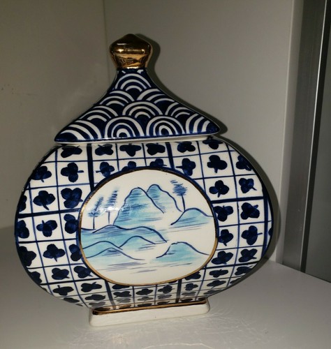 Hand painted oriental four - oriental,