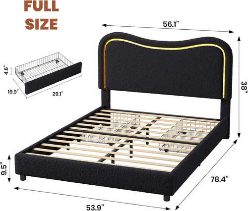 Led twin full queen - queen, size