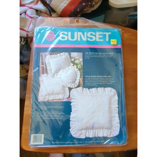 Sunset crewel embroidery - embroidery, kit