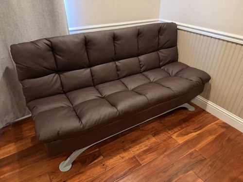 Tufted convertible futon sofa - convertible,
