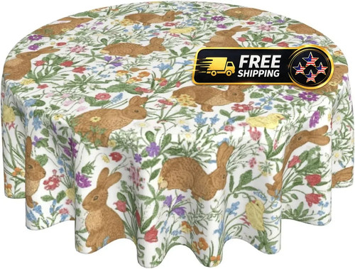 Spring round tablecloth - spring, 70