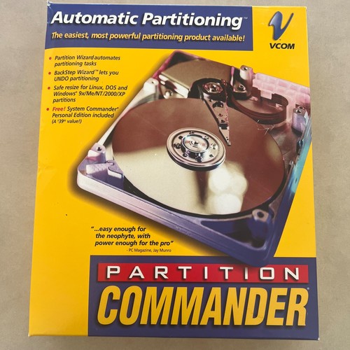 Vcom partition commander - partition,