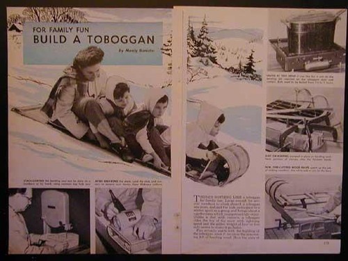Wooden toboggan how to - wooden, how-to