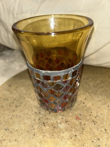 Vtg fusion mosaic tile small - 1,
