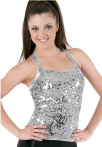 Sequined dance costume top - dance,