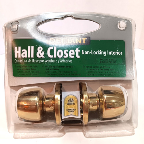 Defiant hall and - defiant, closet