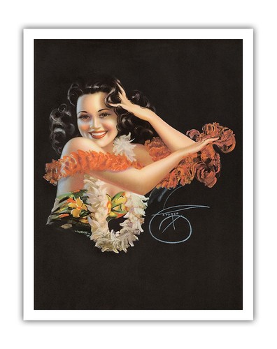 Hawaiian glamour girl - glamour, in