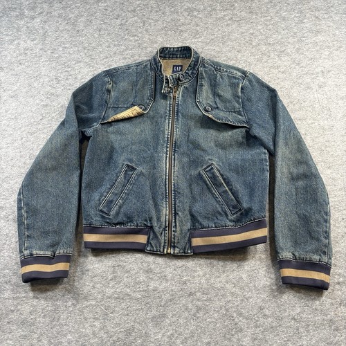 Y2k gap denim full - y2k, jacket