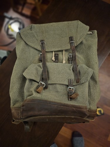 Vintage swiss army canvas and - swiss,