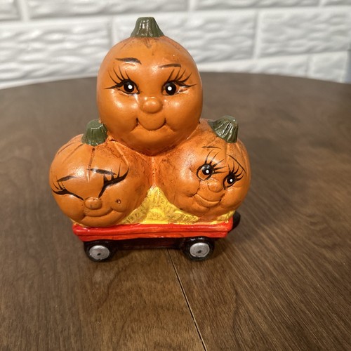 Little wagon carrying pumpkins - little,