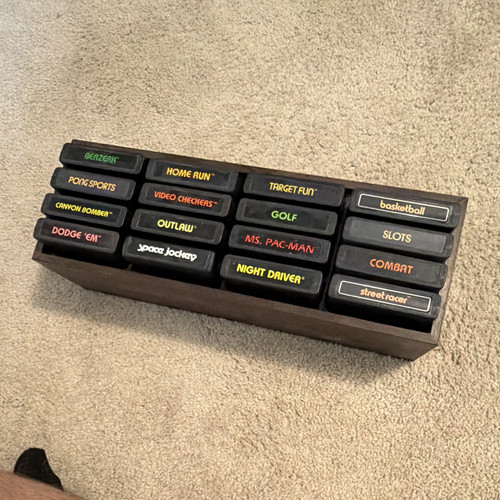 Atari 2600 woodgrain cartridge - woodgrain,