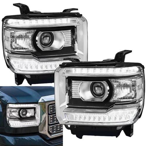 Clear style led drl head - clear,