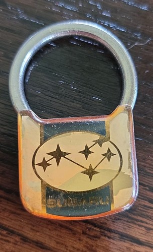Vintage subaru keychain key - vintage,