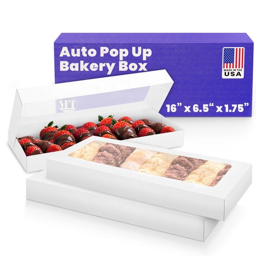 Products white treat boxes - white,