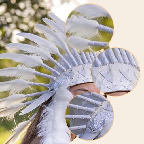 Indian chief feather headdress - feather,