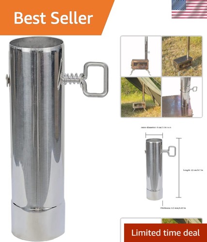 Stainless steel stove - steel,