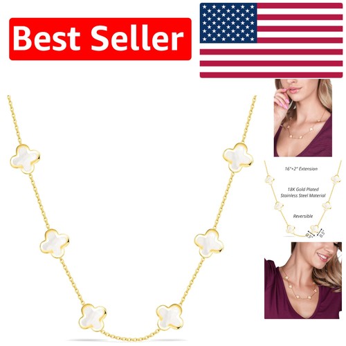 18k gold plated reversible - 18k,