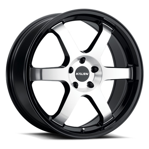 One black alloy wheel - 17",