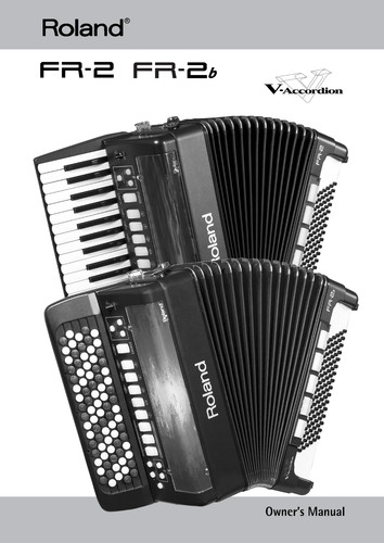 Roland owners manual user - fr-2,