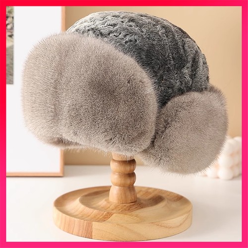 100 real mink - hat, thicken