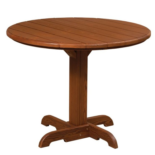 Round dining table amish - dining,