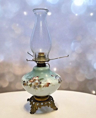 Antique fostoria glass hand - glass, co