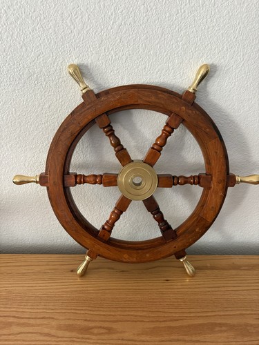 Nautical brass wooden - nautical, ship