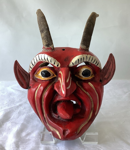 Vintage mexican folk art devil - folk,