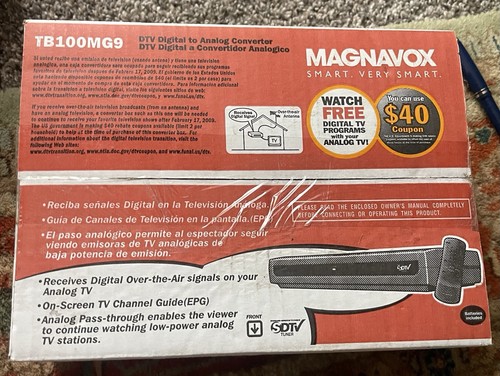 Magnavox tb100mg9 dtv digital - magnavox,