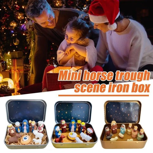 Mini christmas nativity scene - mini,