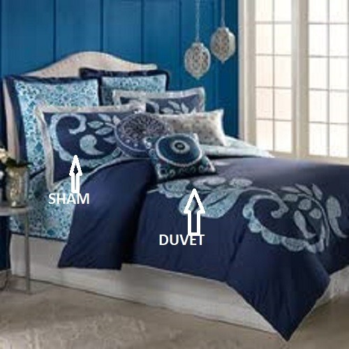 Dena home cobalt duvet cover - home,