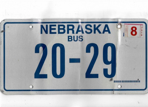 Nebraska 2010 license plate - nebraska,