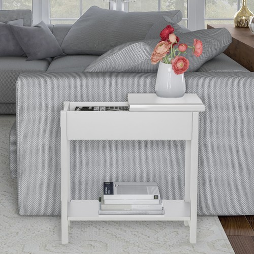 Flip top end table slim - flip,
