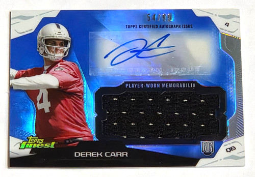 2014 finest derek carr - finest, jumbo
