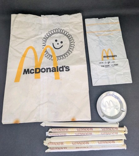 Vintage mcdonalds fast food - fast,