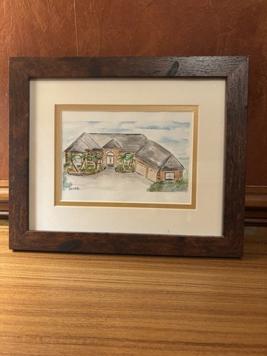 Custom house portrait - house,