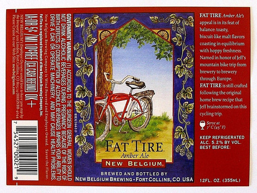 New belgium fat tire - amber, ale