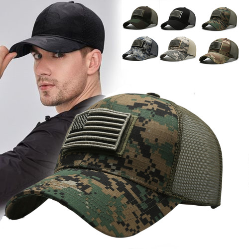 Usa flag hat detachable - flag, patch