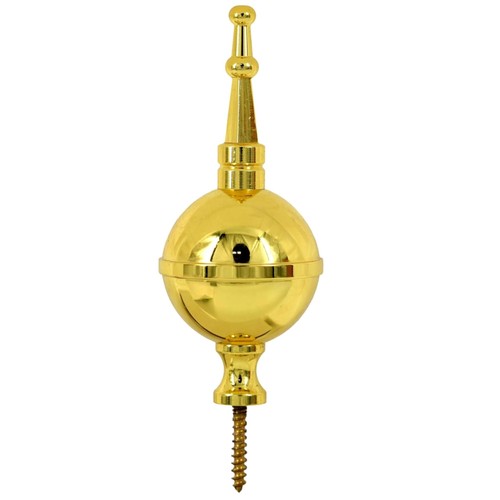 Brass spire finial for - &,