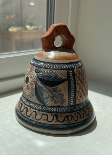 Mexican tonala pottery bell - tonala,