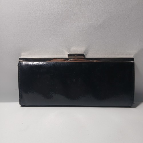 Vintage black clutch bag - black,