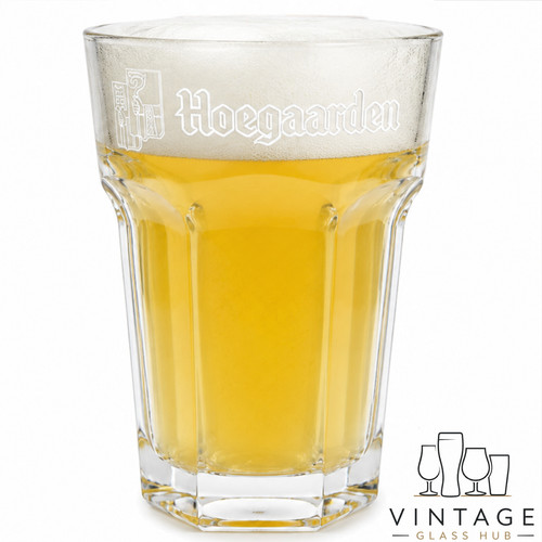 Hoegaarden belgian beer glass - belgian,