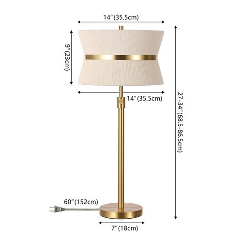 Safavieh mika table - 27-34",