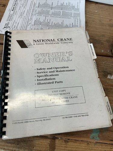 National crane series 600d - crane,