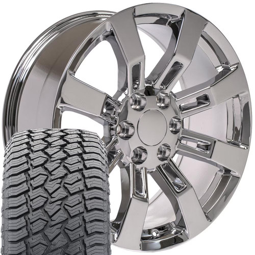 Ca82 20x8 chrome - 20x8.5, wheels
