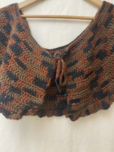 Handmade crocheted collar - crocheted,