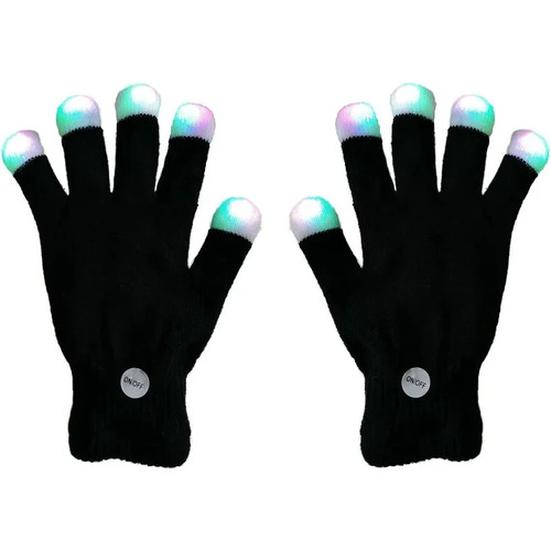 Led finger flashing - flashing, gloves