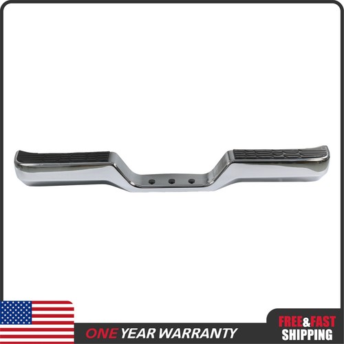 Chrome rear step bumper - step, face