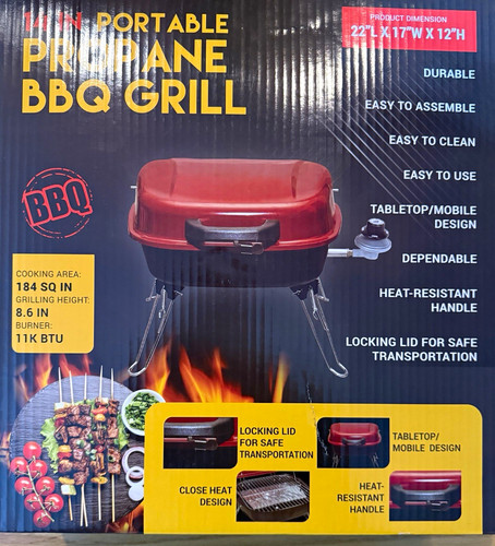 14in portable propane tabletop - portable,