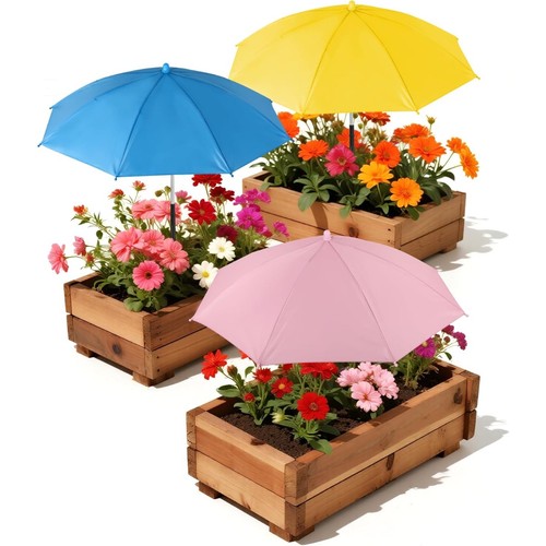 3pcs plant shade umbrellas sun - 3pcs,